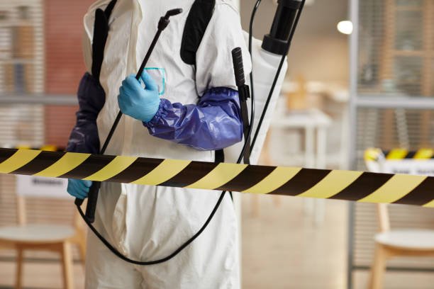 Professional Sewage Cleanup technician working in Goshen, KY